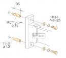 川口技研　物干取付パーツ　コンクリート用ジカ付パーツ　HP-5