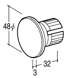 ロイヤル Hバーエンダースチール　クローム　HEB-32